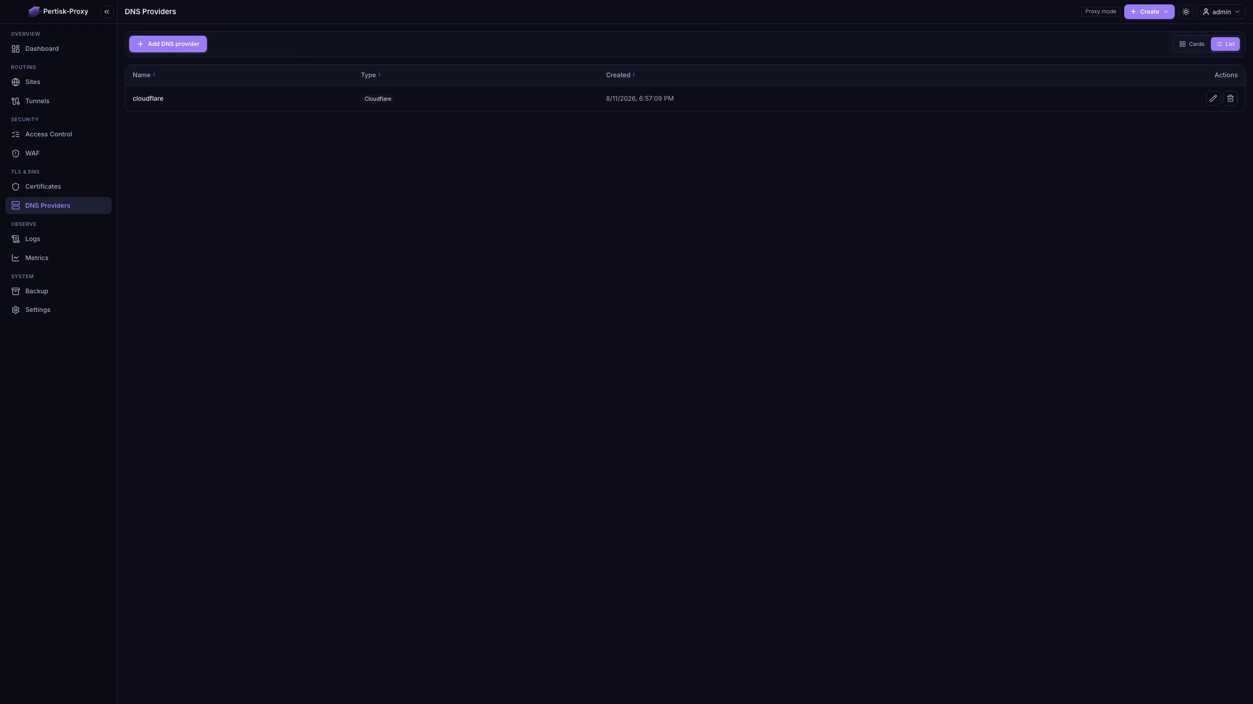 DNS providers for ACME