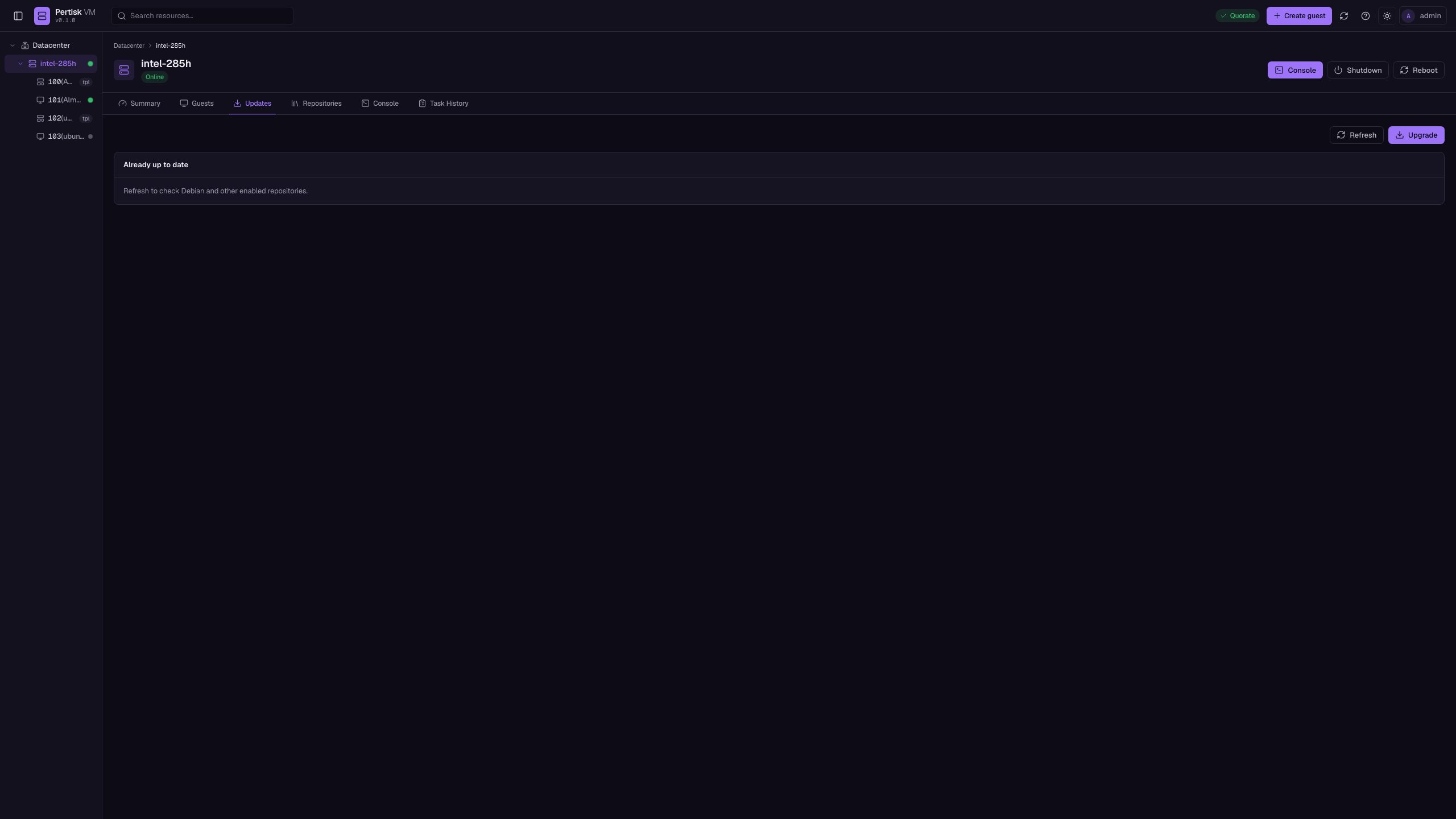 Node updates Refresh and Upgrade