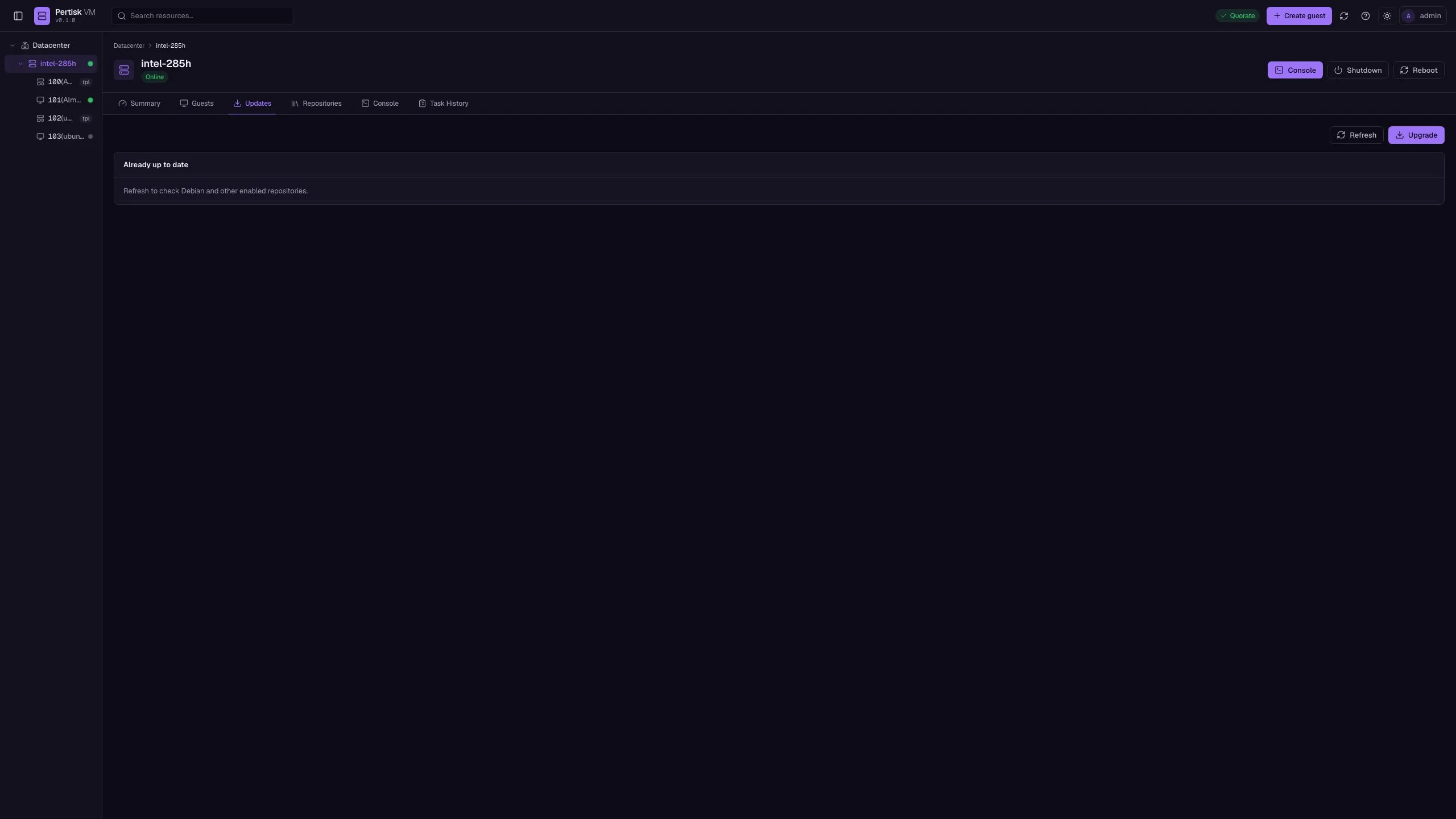 Node updates Refresh and Upgrade